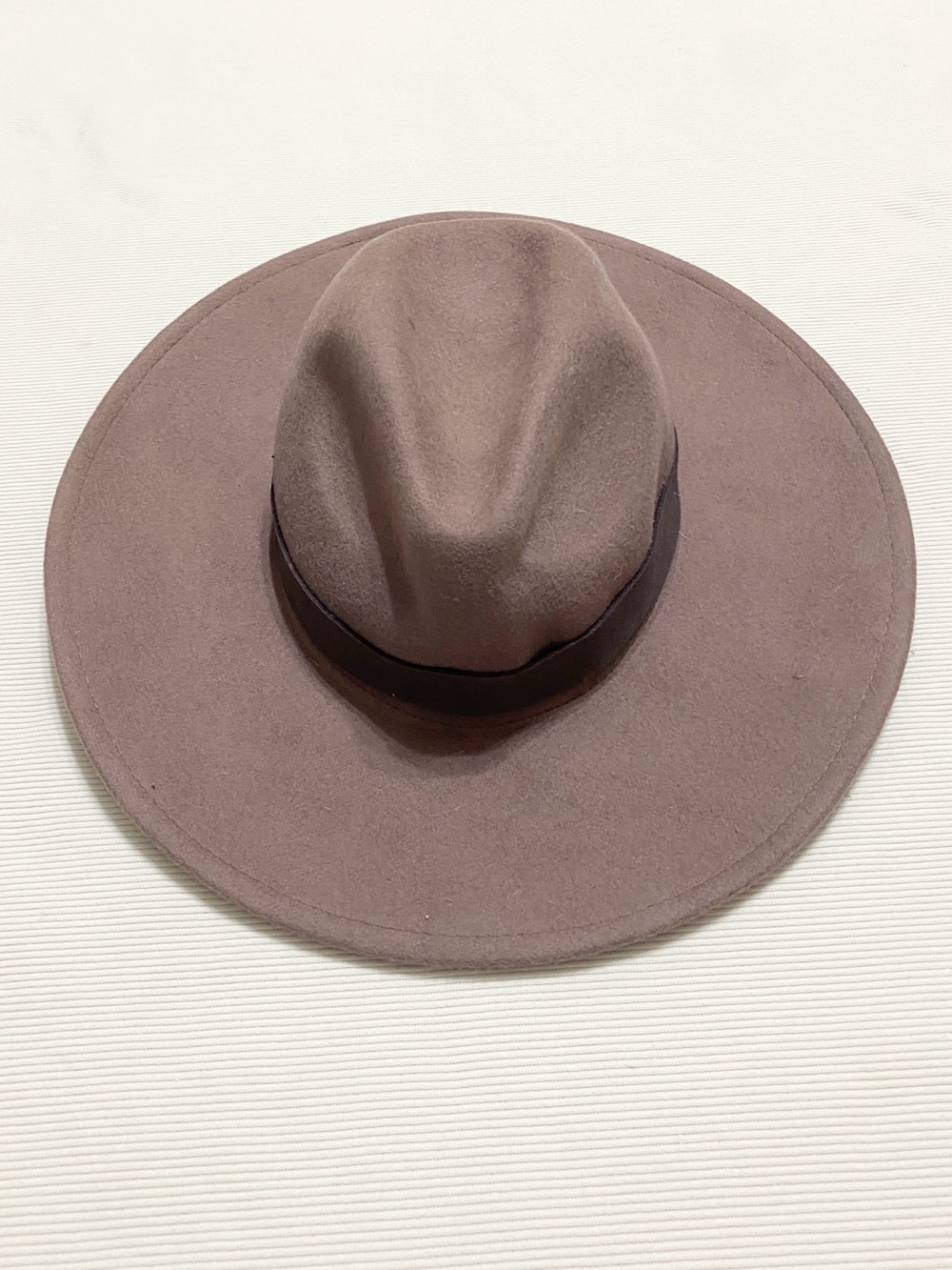 Free People Camel Brown Wool Felt Hat Boho Western